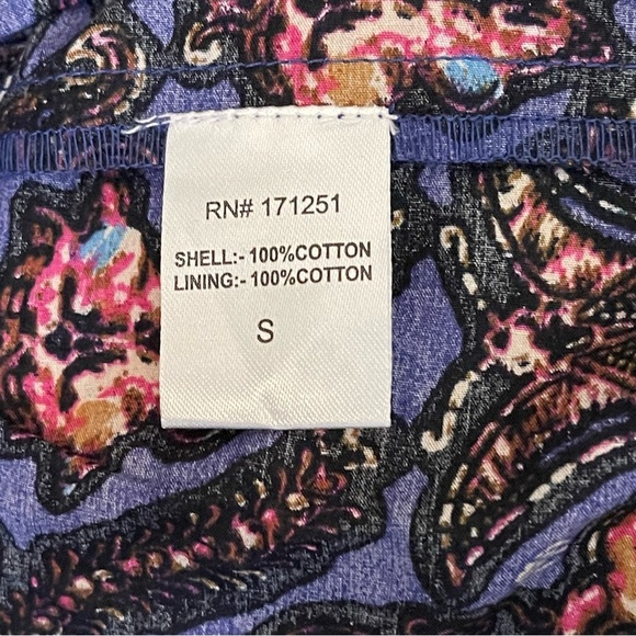 Caroline Constas Maxi Dress • Navy Pansy Print, Ruffle Straps, NWT, Size Small - Picture 6 of 8